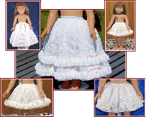 Petticoats & Crinolines for 18 inch doll
