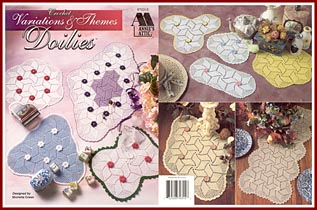 Variations and Themes: rose and spiral doilies